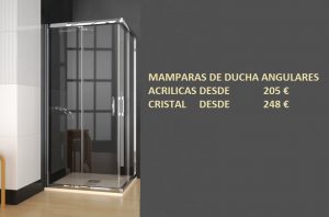 mamparas de ducha angulares