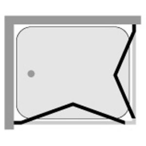 mampara plegable angular
