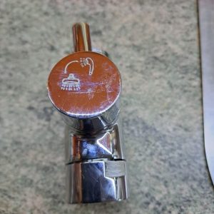 Desviador de agua de kit de ducha retro cromo